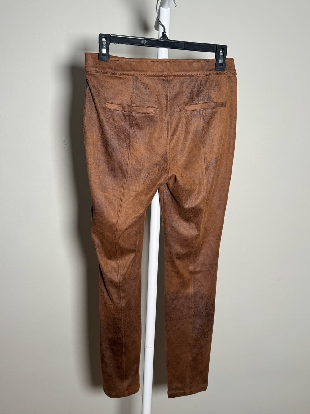 Free People "Never Let Go" Faux Suede / Faux Leather Leggings - Picture 3 of 5